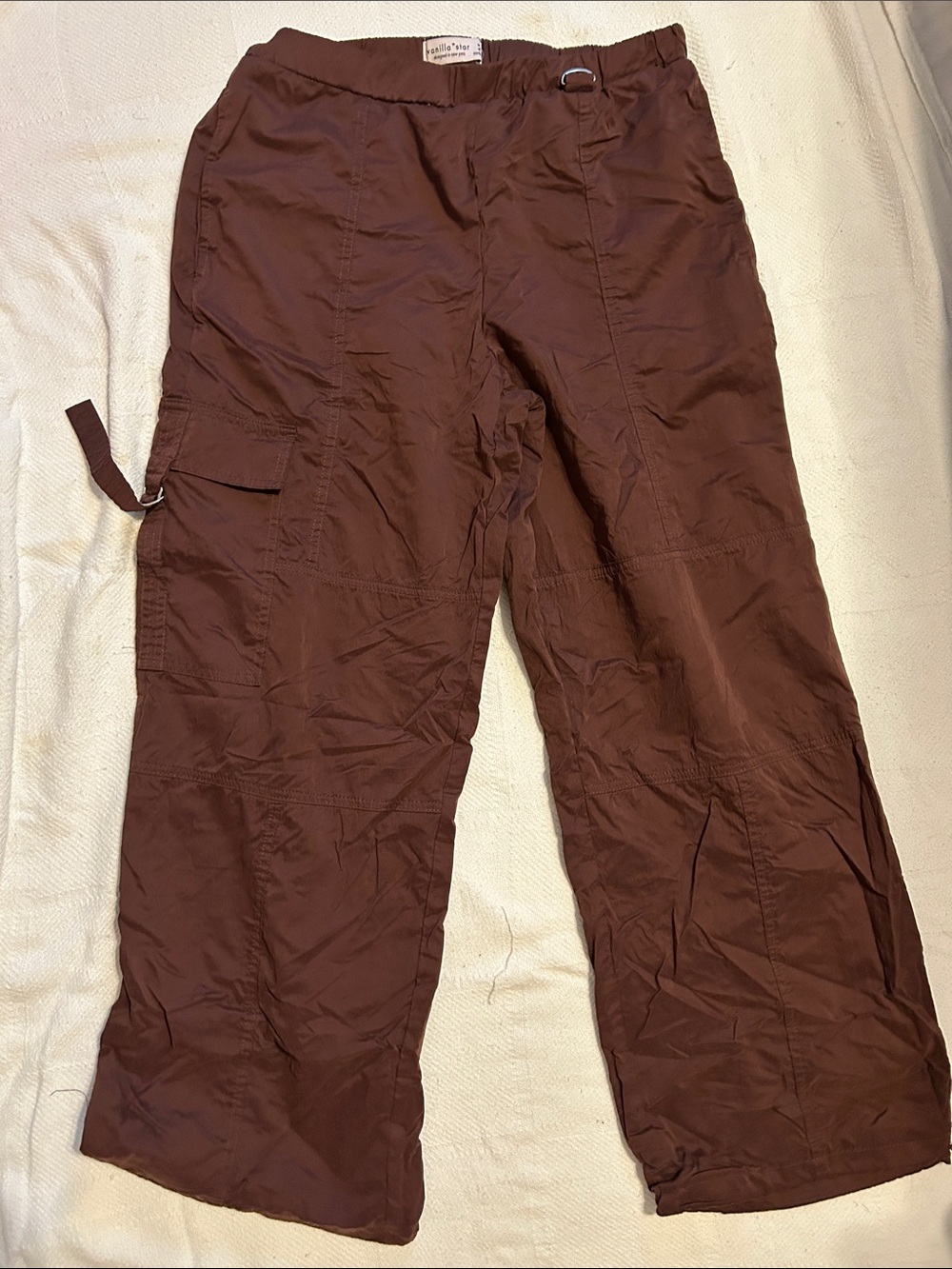 Vanilla Star Brown Cargo Pants with D-Ring
